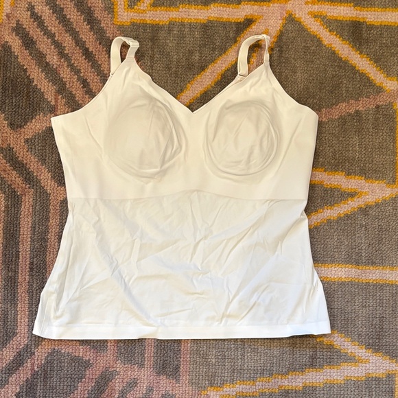 Knix XXL luxe lift  white v neck tank Top - Picture 2 of 7